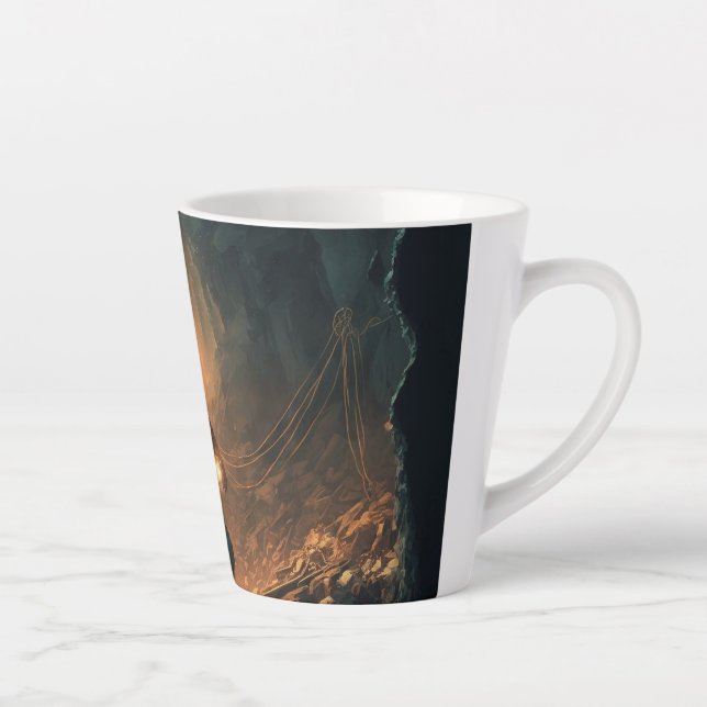 Dangerous Mines Latte Mug (Right)