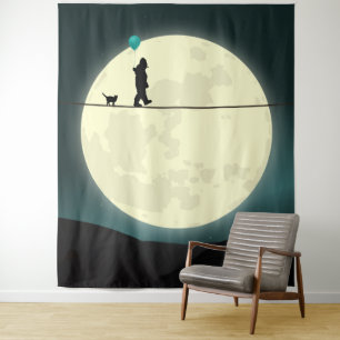 Dangerous night trip tapestry