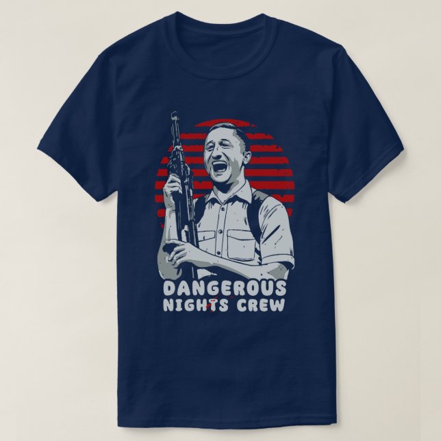 Dangerous Nights Crew I Think You Should Leave T-Shirt (Design Front)