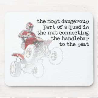 Dangerous Nut Quad ATV Off-Road Mousepad Mouse Pad