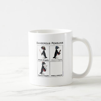 dangerous penguins coffee mug