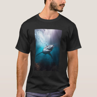 Dangerous Shark Underwater T-Shirt