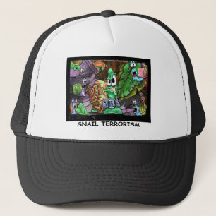 Dangerous Snails Funny Tees Gifts & Collectibles Trucker Hat