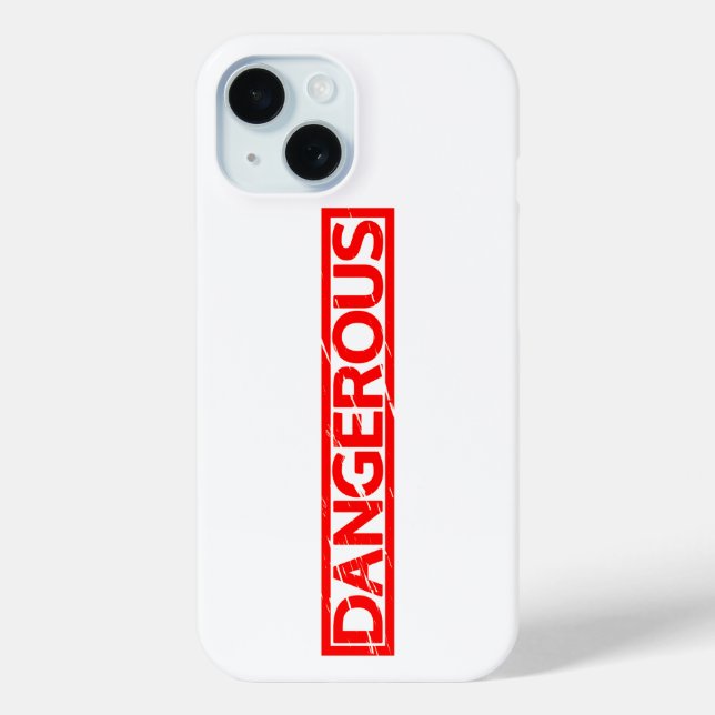 Dangerous Stamp Case-Mate iPhone Case (Back)