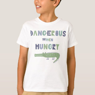 Dangerous when hungry baby alligator T-Shirt