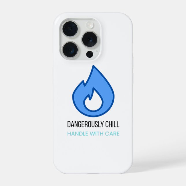 Dangerously Chill – Ice & Fire iPhone Case (Back)