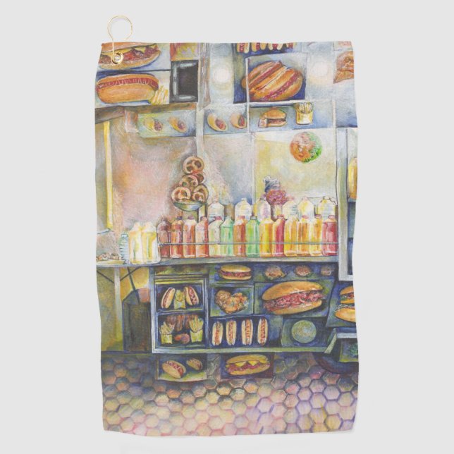 Dangerously Close To Fun Golf Towel (Front)