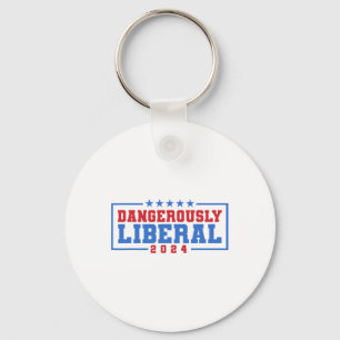 Dangerously Liberal Weak Failed Voting Key Ring