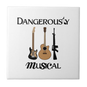 Dangerously Musical Ceramic Tile