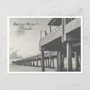 DANIA BEACH FLORIDA POSTCARD