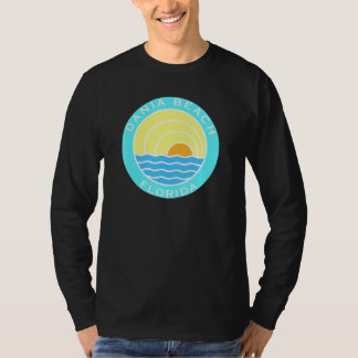 Dania Beach Florida Retro Sunset T-Shirt