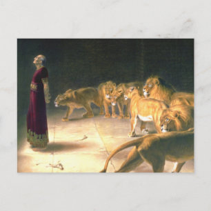 Daniel Answer To King In Lions Den Briton Riviere Postcard