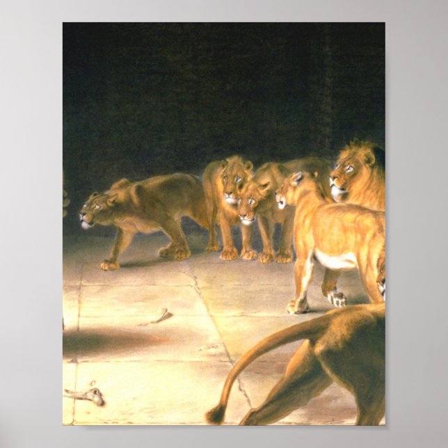 Daniel Answer To King In Lions Den Briton Riviere Poster (Front)