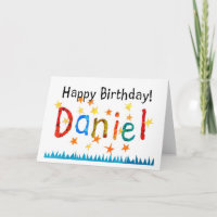 'Daniel' Birthday Card