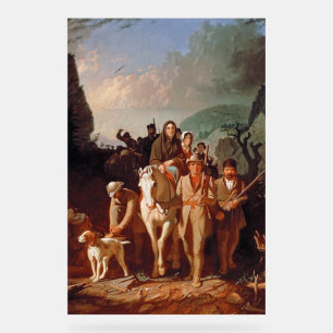 Daniel Boone escorting settlers  Acrylic Sign