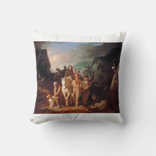 Daniel Boone escorting settlers Cushion