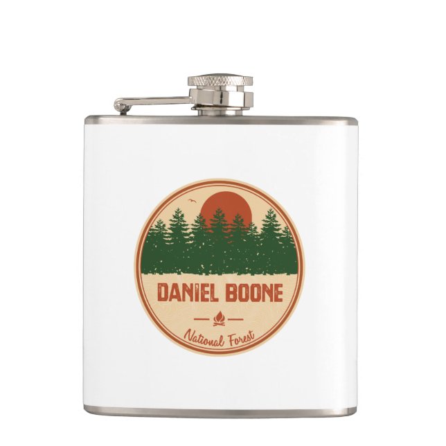 Daniel Boone National Forest Hip Flask (Front)