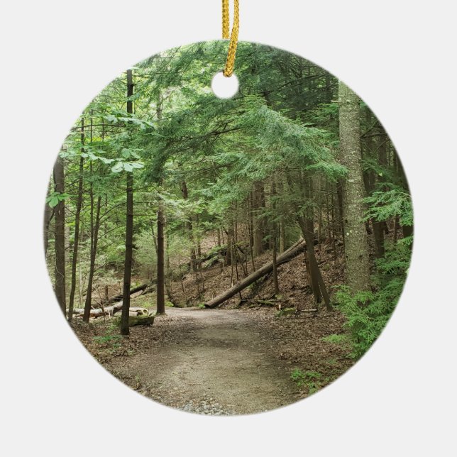 Daniel Boone Wilderness Trail, Cumberland Gap TN Ceramic Ornament (Front)