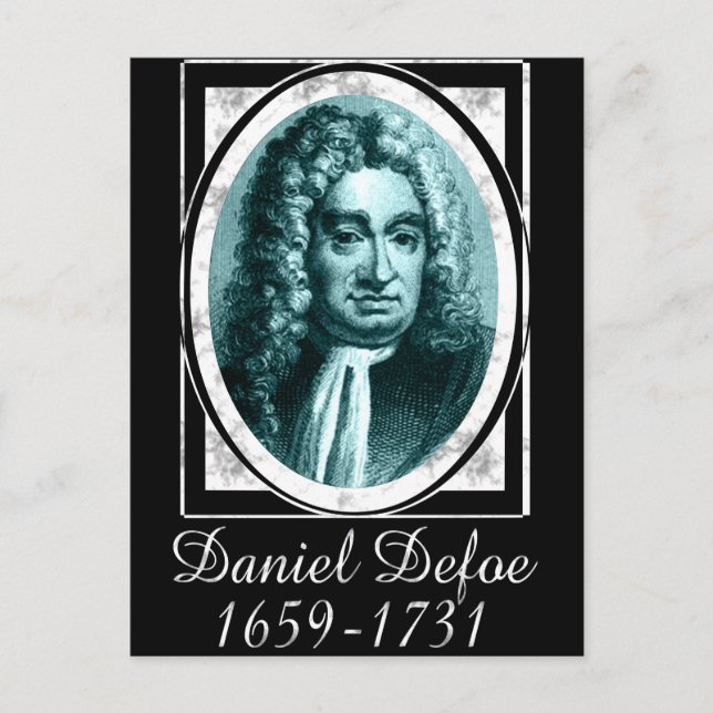 Daniel Defoe Postcard (Front)
