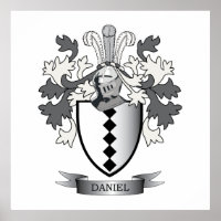 Daniel Family Crest Coat of Arms