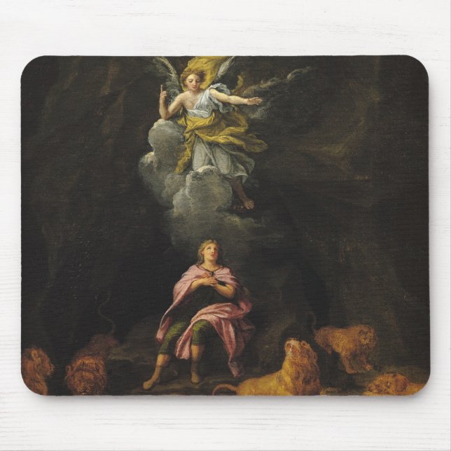 Daniel in the Den of Lions Mouse Pad (Front)