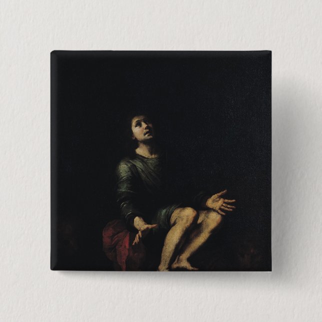 Daniel in the Lions' Den 2 15 Cm Square Badge (Front)