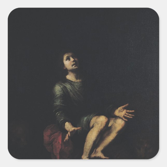 Daniel in the Lions' Den 2 Square Sticker (Front)