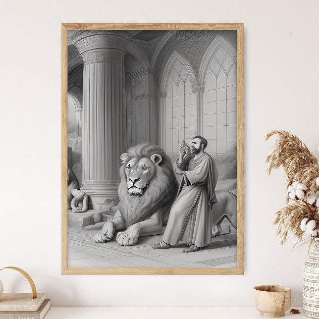 Daniel in the Lions_ Den, Daniel 6, King Darius an Poster (Creator Uploaded)