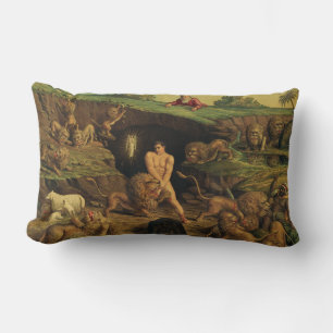 Daniel in the Lions' Den Lumbar Cushion