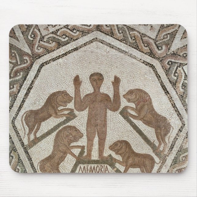 Daniel in the Lions' Den Mouse Pad (Front)
