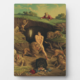Daniel in the Lions' Den Plaque