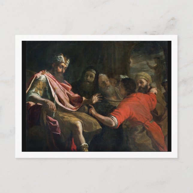 Daniel Interpreting Nebuchadnezzar's First Dream ( Postcard (Front)