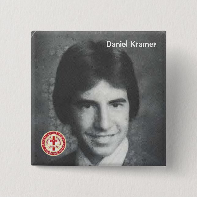 Daniel Kramer 15 Cm Square Badge (Front)