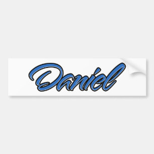 Daniel Name blue Aufkleber Sticker Autoaufkleber