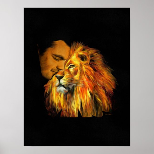 Daniel Napping on the Lions Head Poster (Front)