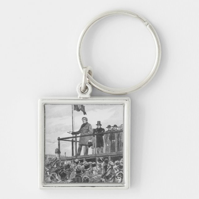 Daniel O'Connel  at the meeting at Trim Key Ring (Front)