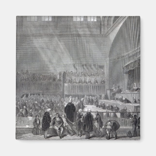 Daniel O'Connell standing trial in 1844 Magnet (Front)