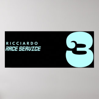 Daniel Ricciardo All Good All Ways SeafoamPurpl Poster