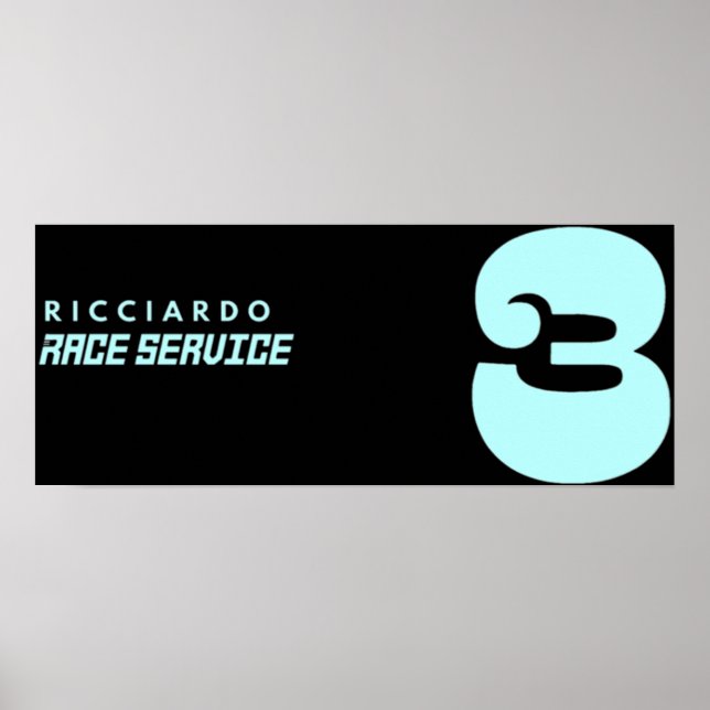 Daniel Ricciardo All Good  All Ways SeafoamPurpl Poster (Front)