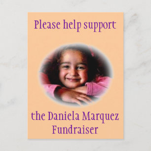 Daniela Fundraiser Postcard