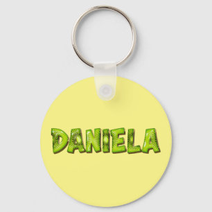 Daniela Name Kiwi Design Key Ring