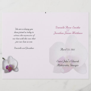 Danielle's Wedding Program