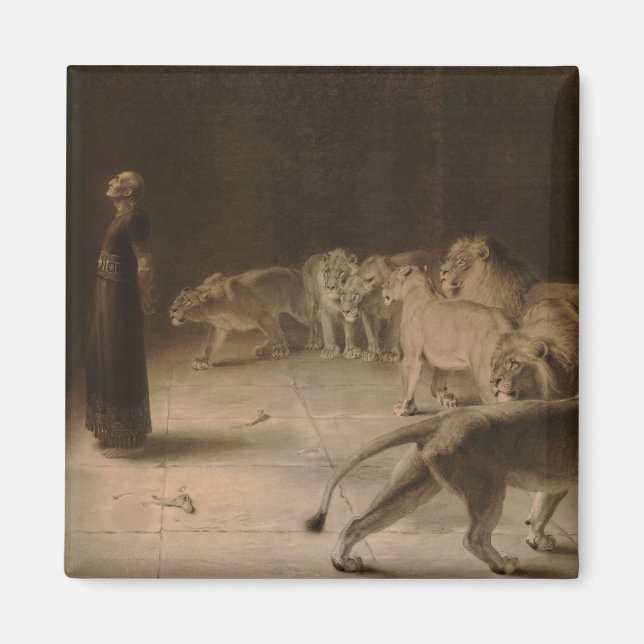 Daniel's Answer to the King by Briton Riviere Magnet (Front)