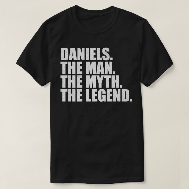 DanielsDaniels Family name Daniels last Name Danie T-Shirt (Design Front)