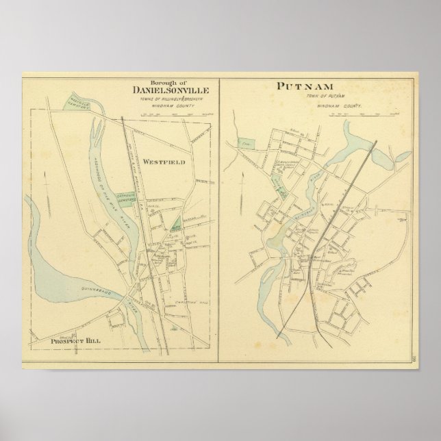 Danielsonville, Putnam Poster (Front)