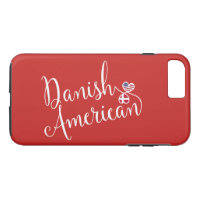 Danish American Entwined Hearts Mobile Phone Case