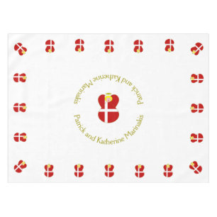Danish Angel With Blonde Hair Tablecloth