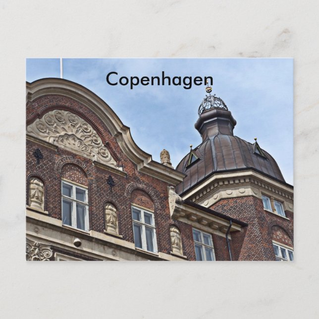 Danish architecture Copenhagen, Postcard (Front)