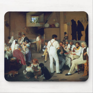 Danish artists at the Osteria la Gonsola, Rome, 18 Mouse Pad
