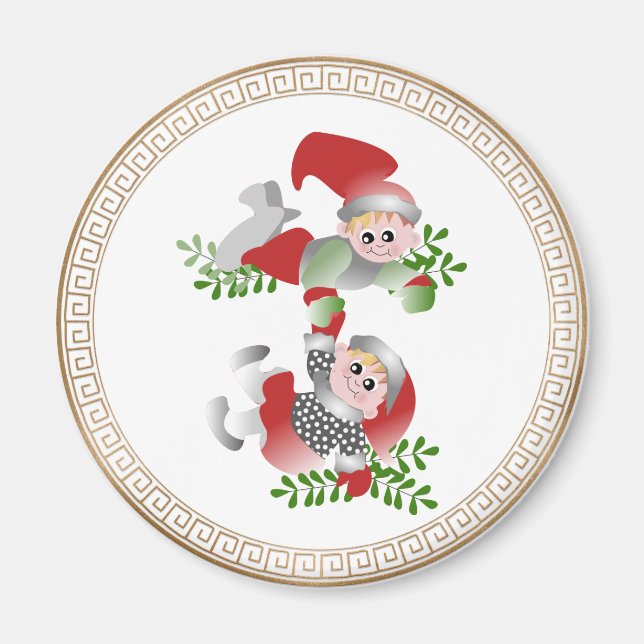 Danish Christmas Figures Magnet (Front)